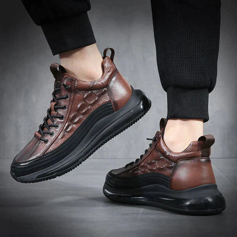 Eric - The Londonlizard Luxe Baskets à imprimé crocodile