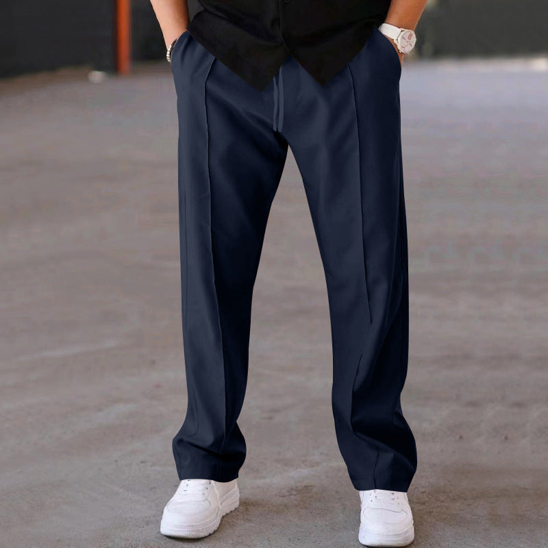 Renato - Pantalon de loisirs coupe large pour homme