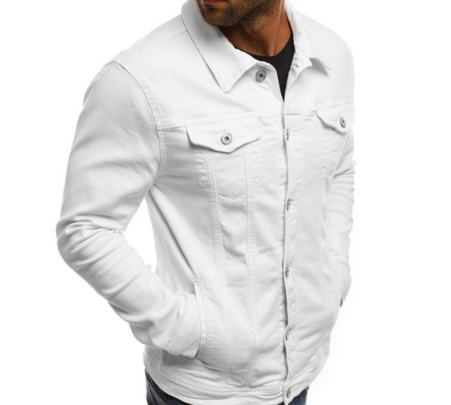 Domin - Veste en jean colorée pour homme