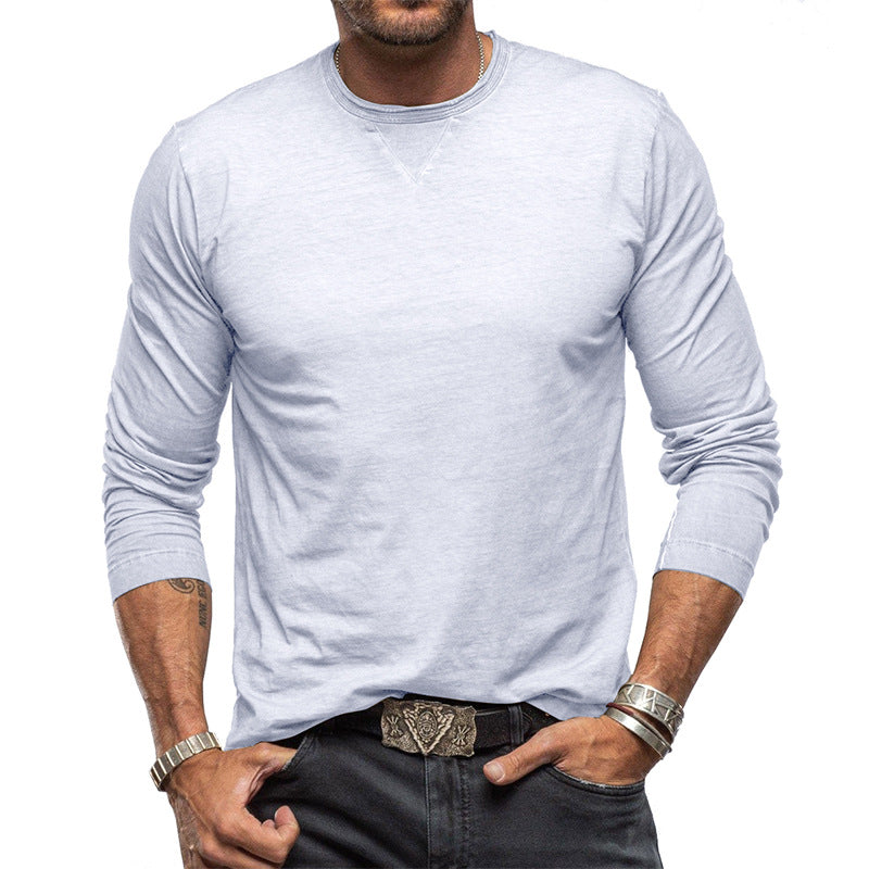 Darío - T-shirt manches longues en coton pour homme