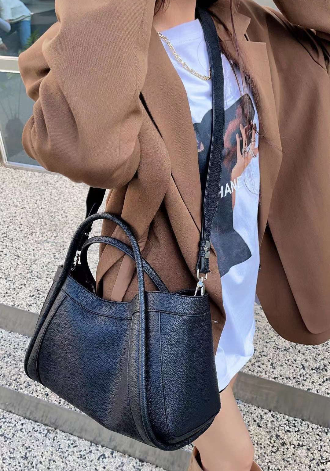 Rouen Leather Tote Bag