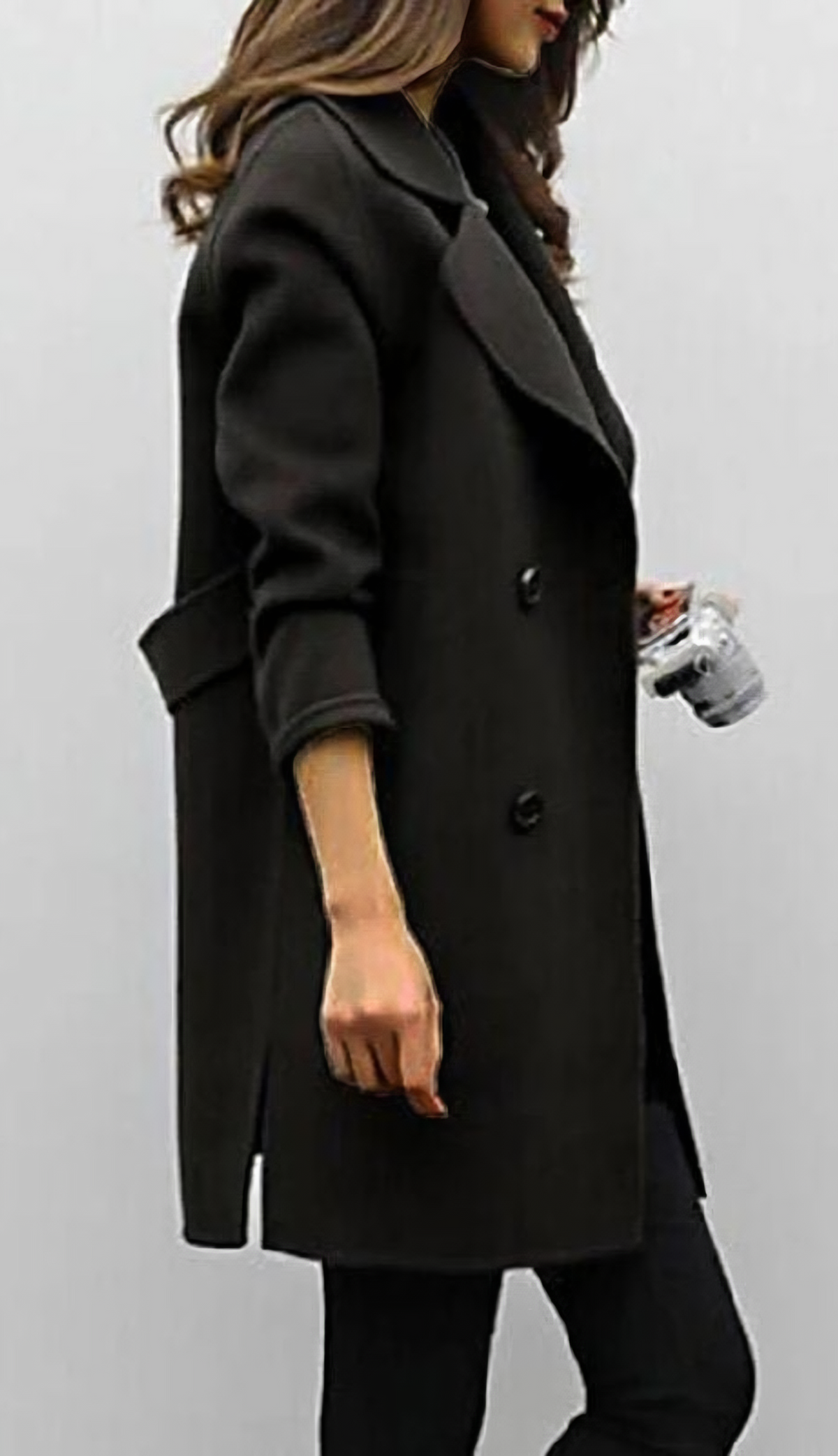 Women's Classic Mid-Length Trench Coat