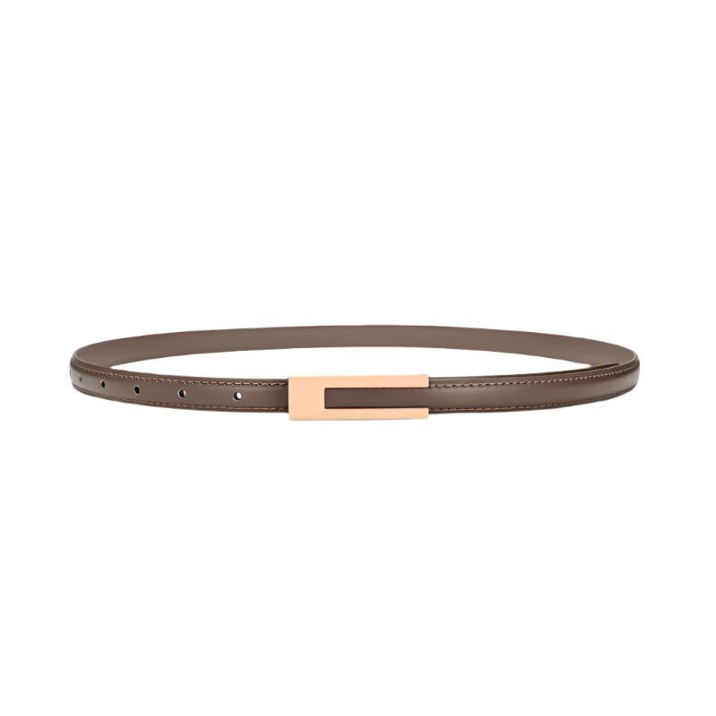 Iris Slim Leather Belt