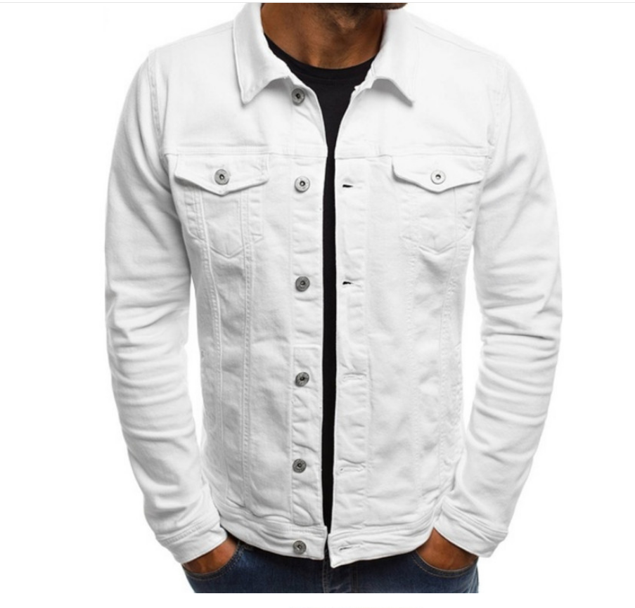 Domin - Veste en jean colorée pour homme