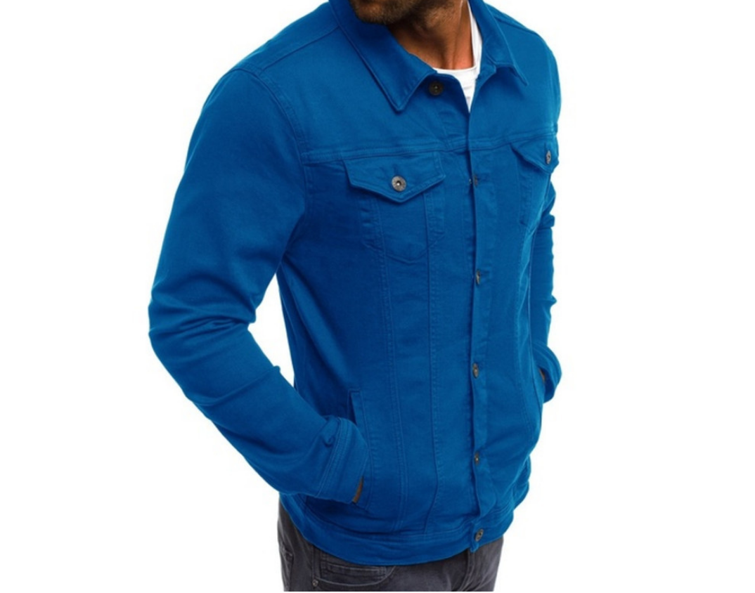 Domin - Veste en jean colorée pour homme