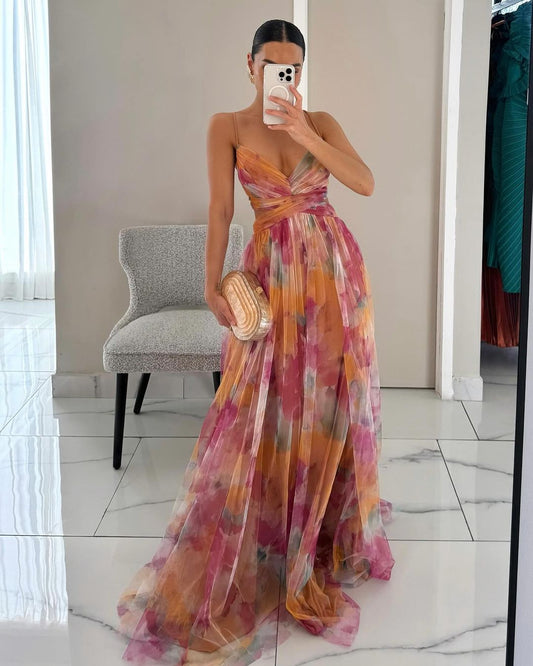 Frostine - Élégante Robe Florale