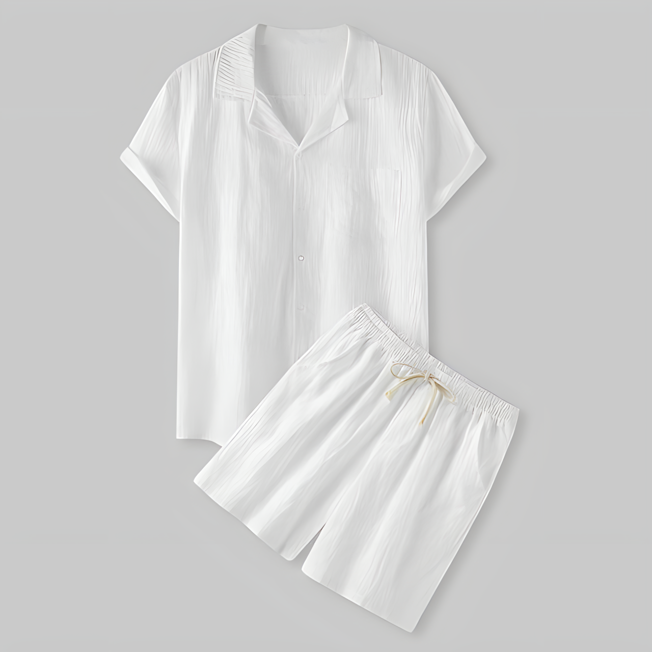 Andrew - Ensemble d'été chemise et short pour homme