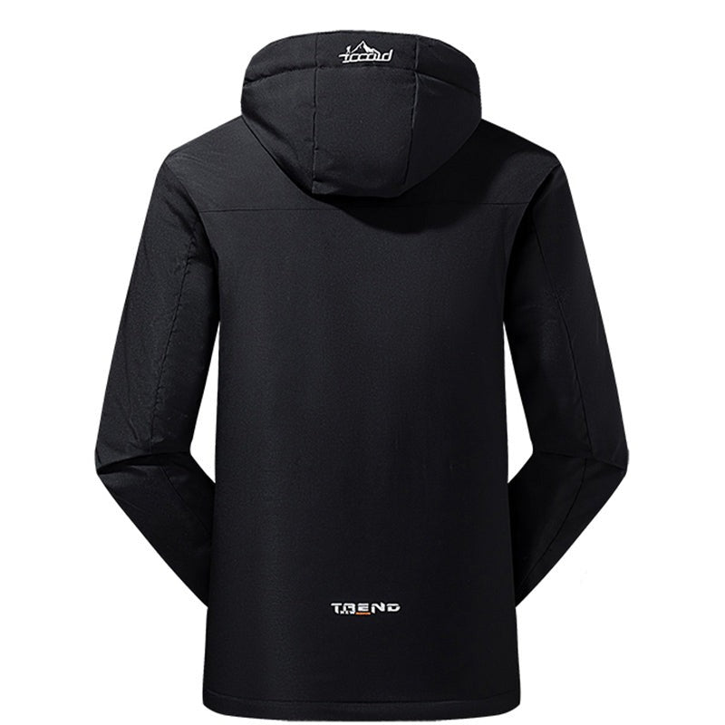 Parka d'automne avec capuche amovible