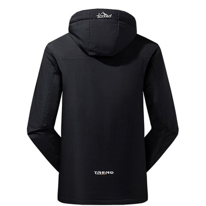 Parka d'automne avec capuche amovible