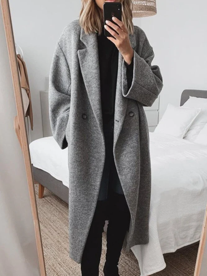 Women's Classic Tailored Longline Overcoat