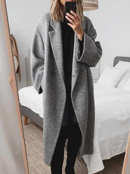 Women's Classic Tailored Longline Overcoat