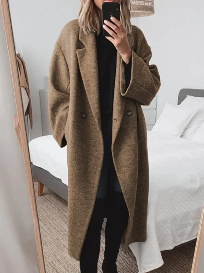 Women's Classic Tailored Longline Overcoat