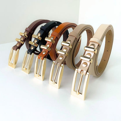 Roma Slim Leather Belt