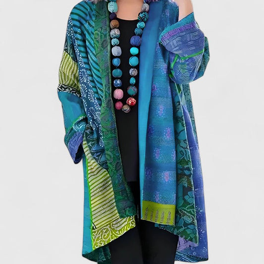 Women's Elegant Open-Front Long Cardigan