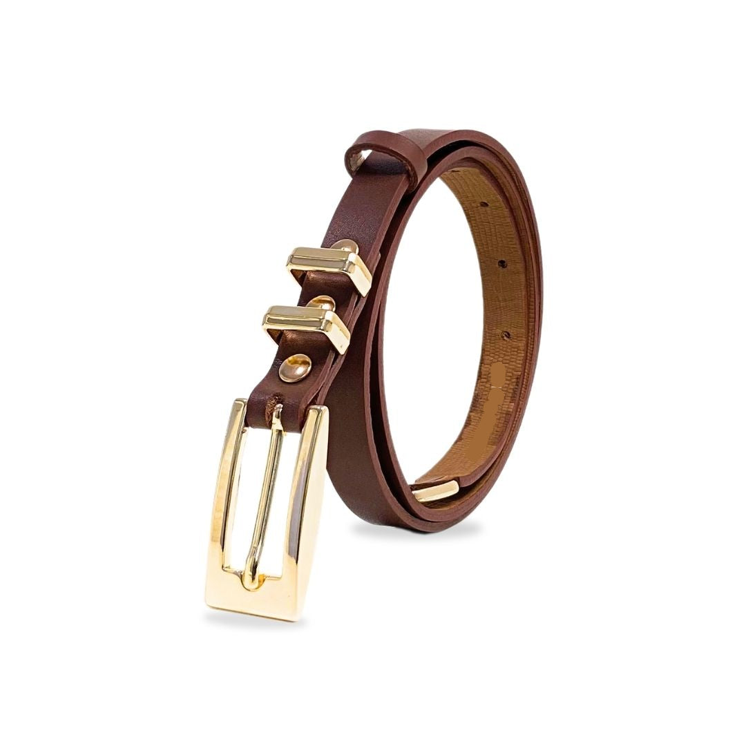 Roma Slim Leather Belt