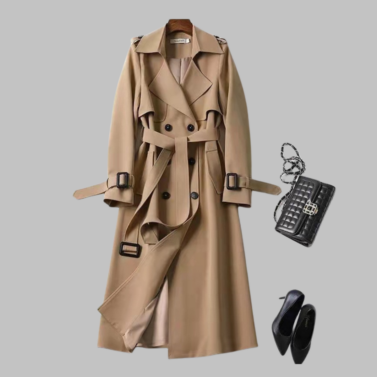 Women's Relaxed-Fit Knee-Length Coat