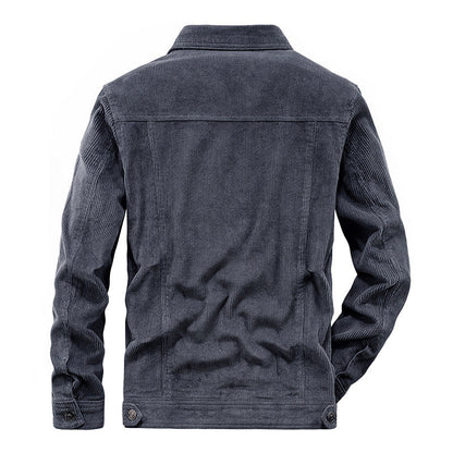 Domenik - Veste en velours côtelé fin pour homme