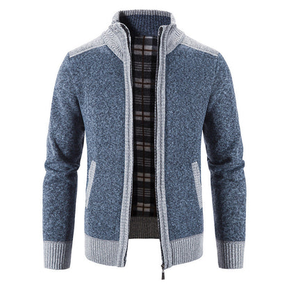 Bertrand - Veste pour homme avec col montant et fermeture éclair