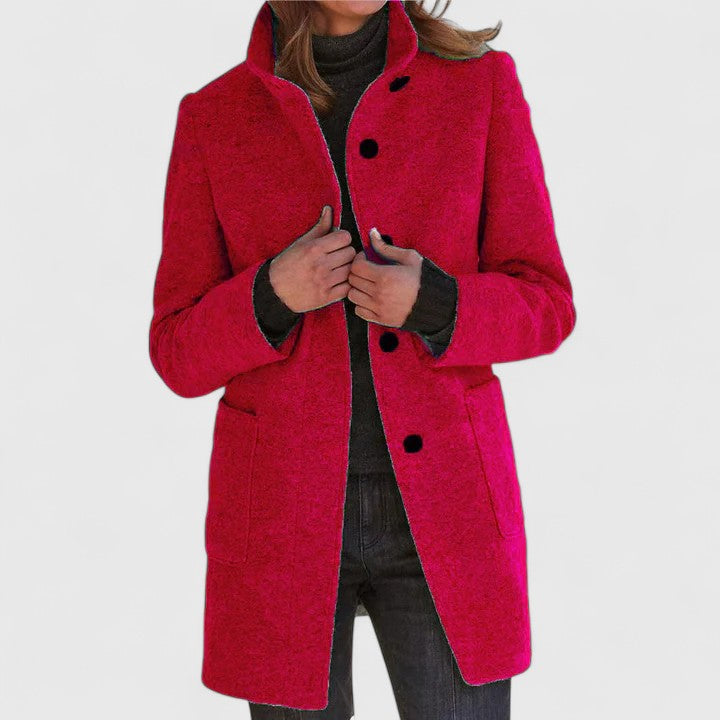 Women's Relaxed-Fit Mid-Length Coat