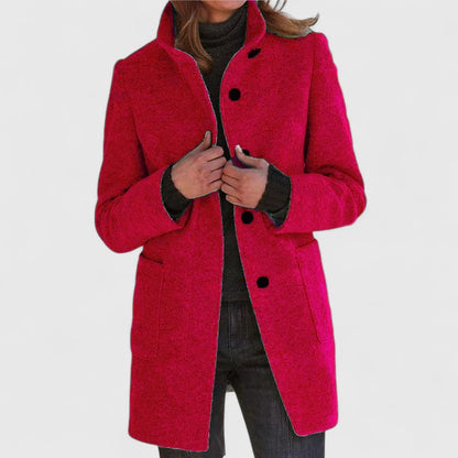 Women's Relaxed-Fit Mid-Length Coat