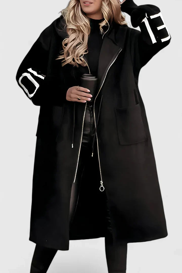 Women's Oversized Hooded Maxi Coat