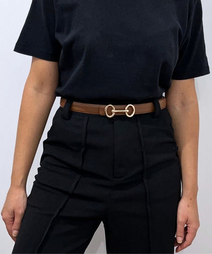 Hera Slim Leather Belt