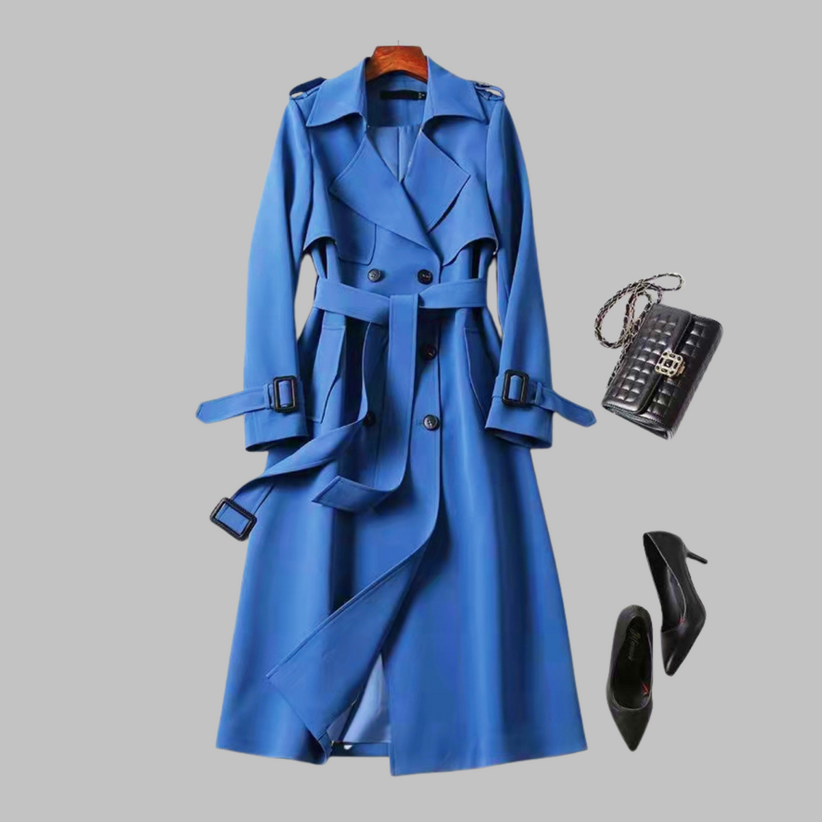 Women's Relaxed-Fit Knee-Length Coat