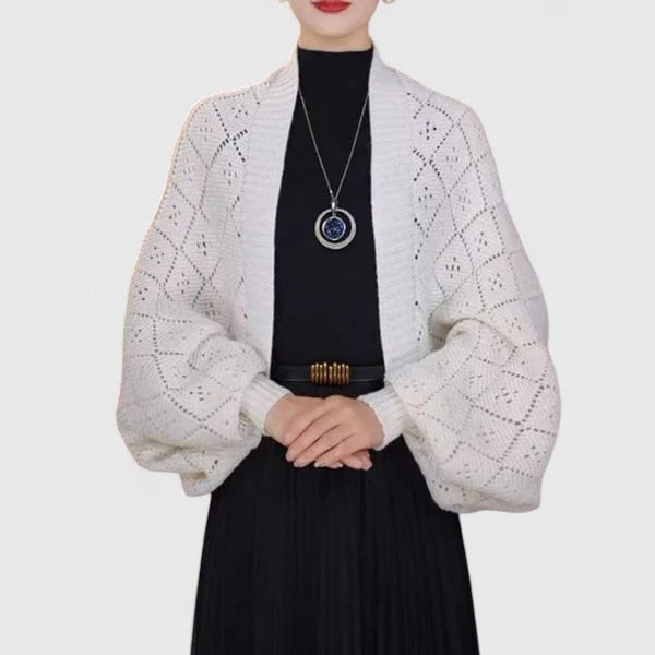 Women's Versatile Open-Front Draped Cardigan