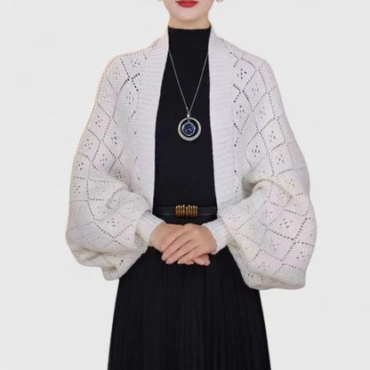 Women's Versatile Open-Front Draped Cardigan