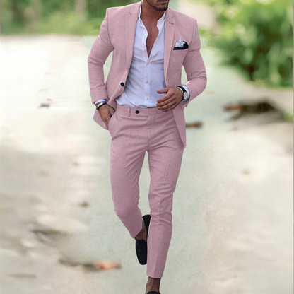 Renzo - Ensemble de costume business casual élégant pour homme