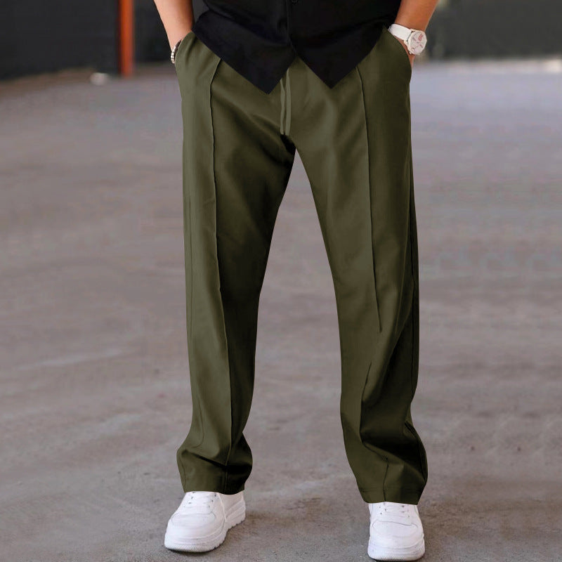 Renato - Pantalon de loisirs coupe large pour homme