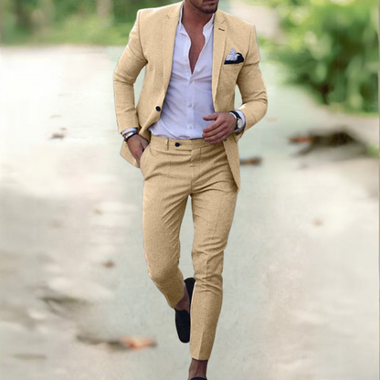 Renzo - Ensemble de costume business casual élégant pour homme