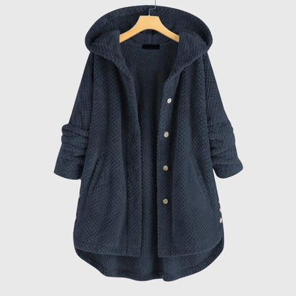 Women's Cosy Hooded Mid-Length Coat
