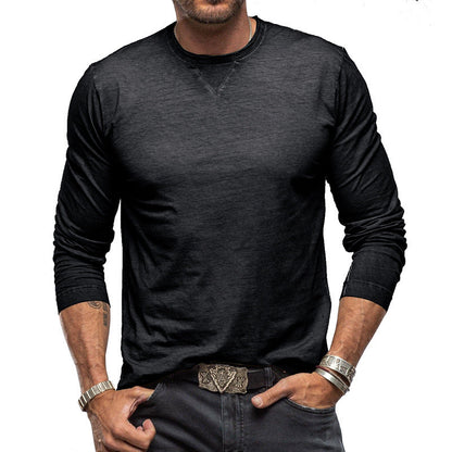 Darío - T-shirt manches longues en coton pour homme