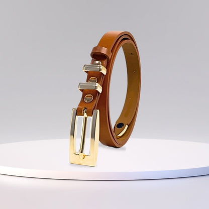 Roma Slim Leather Belt