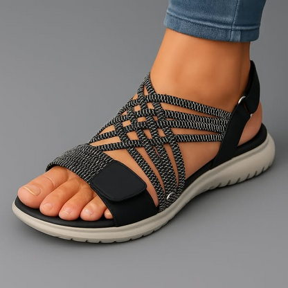 Women's Orthopaedic Crossover Elastic Strap Sandals