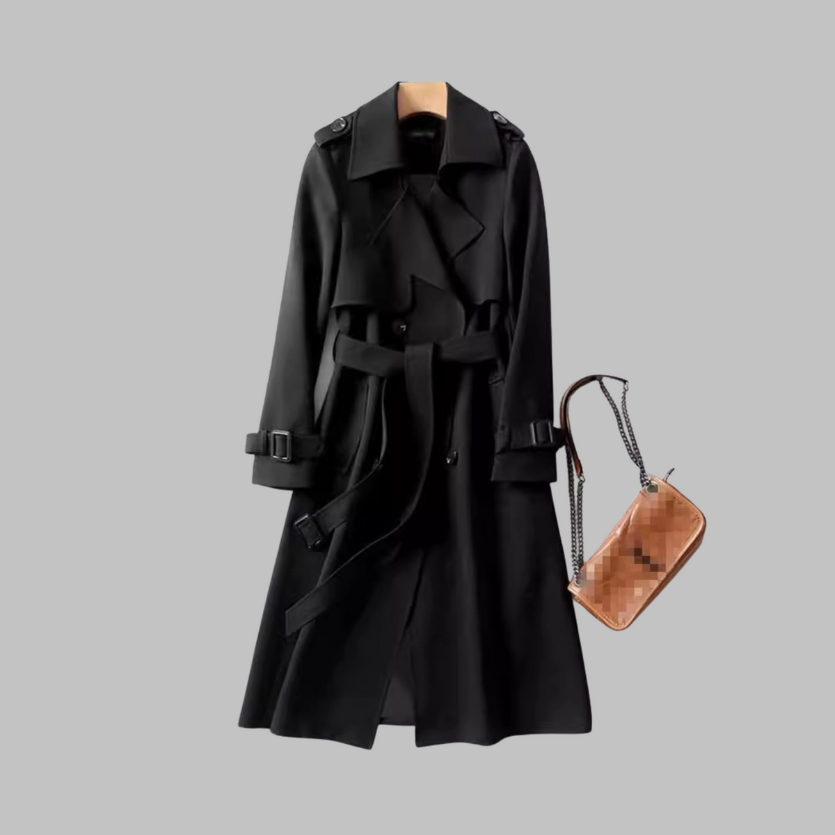 Women's Relaxed-Fit Knee-Length Coat