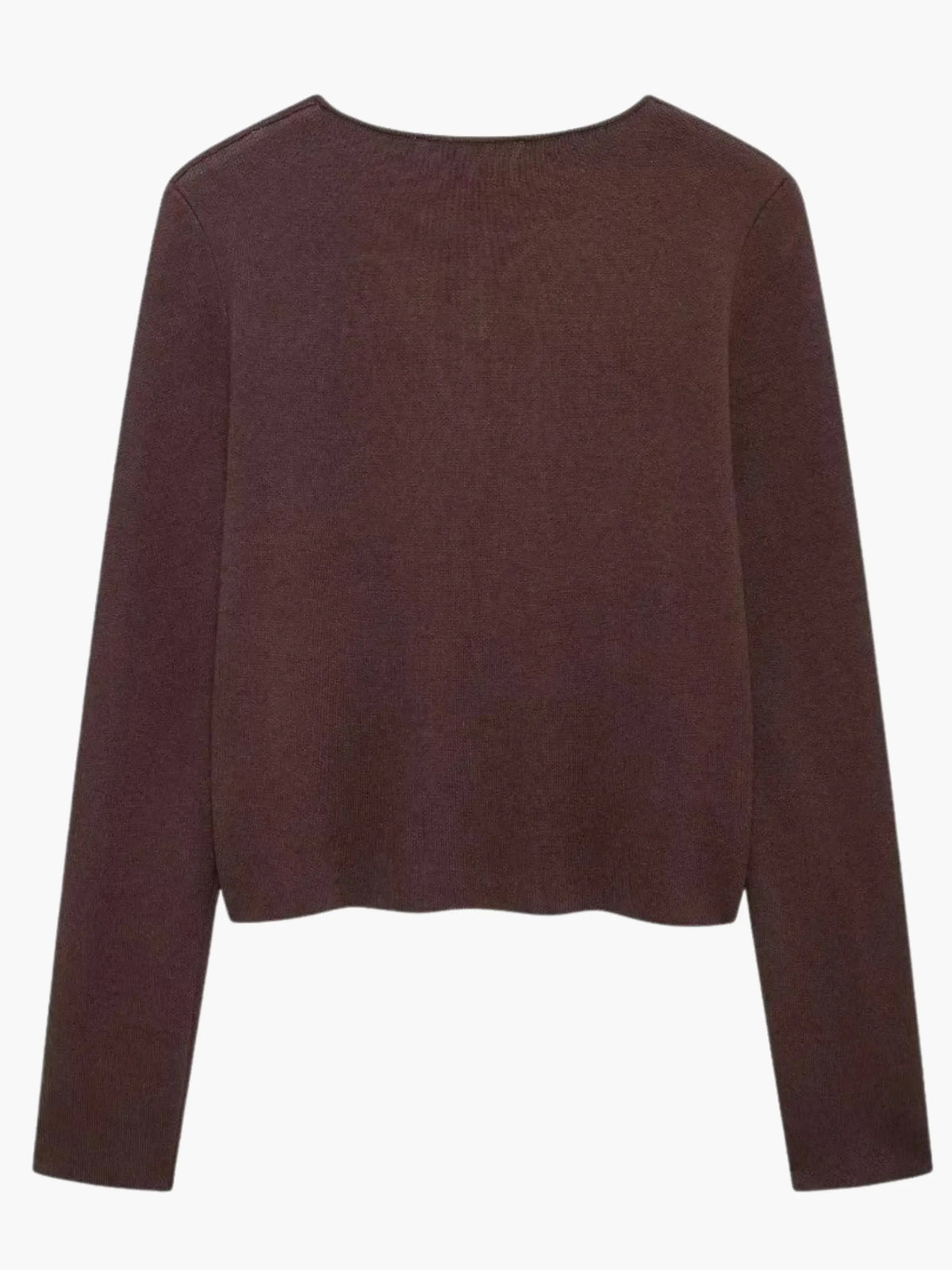 Women's Double-Breasted Button-Front Knit Cardigan