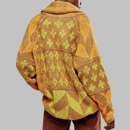 Women's Oversized Button-Front Cardigan