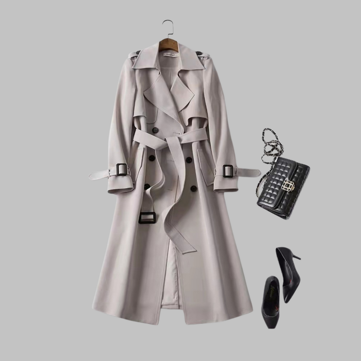 Women's Relaxed-Fit Knee-Length Coat