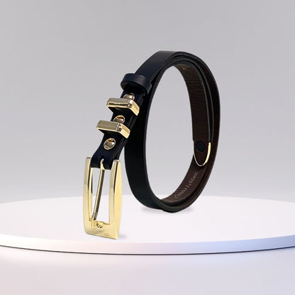 Roma Slim Leather Belt