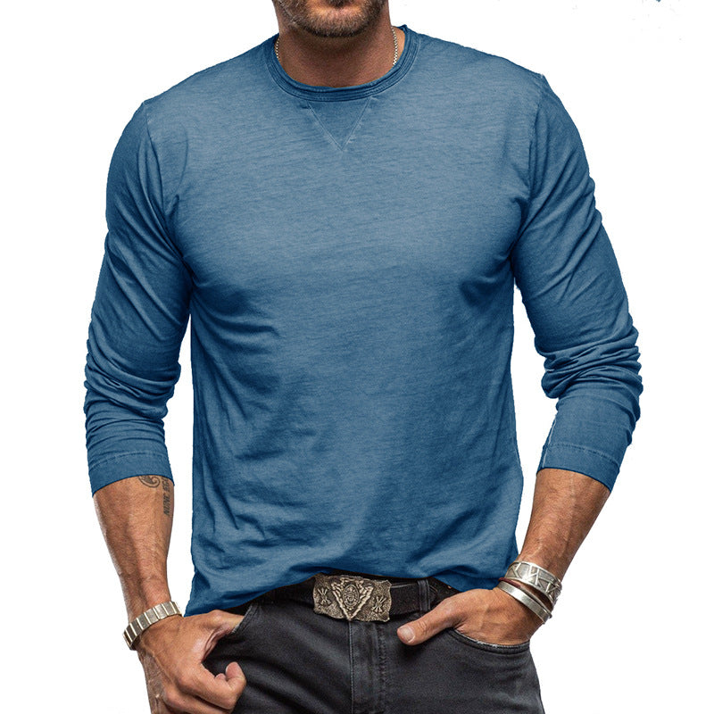 Darío - T-shirt manches longues en coton pour homme