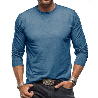 Darío - T-shirt manches longues en coton pour homme