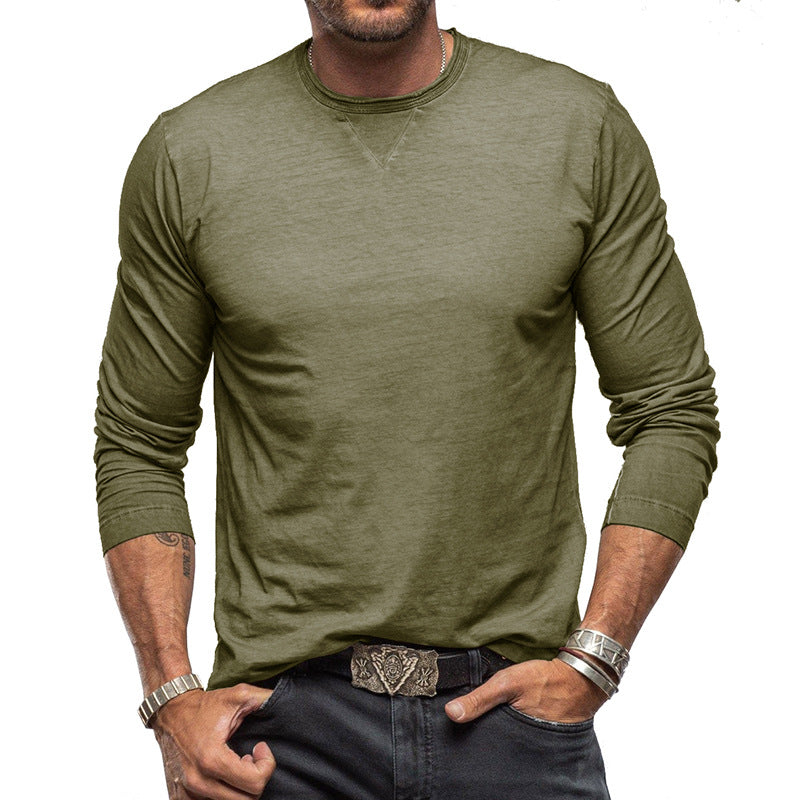 Darío - T-shirt manches longues en coton pour homme
