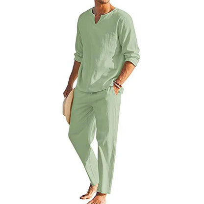 George - Costume homme en coton et lin