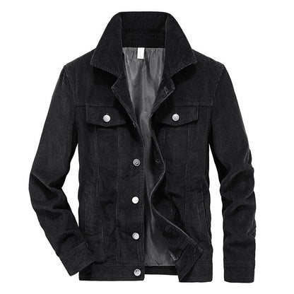 Domenik - Veste en velours côtelé fin pour homme