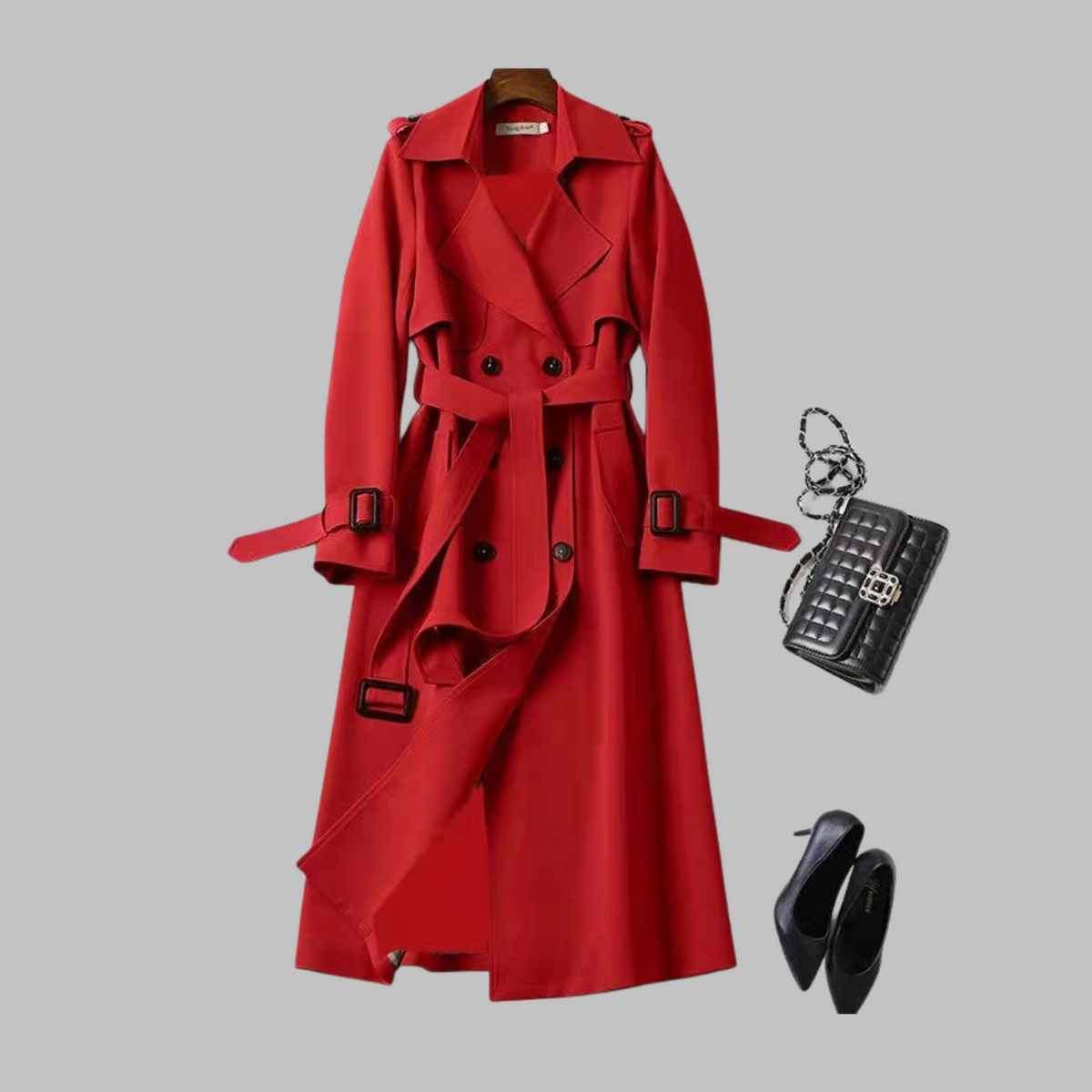 Women's Relaxed-Fit Knee-Length Coat