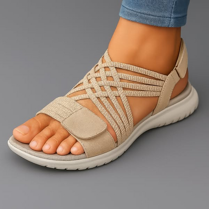 Women's Orthopaedic Crossover Elastic Strap Sandals