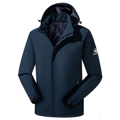 Parka d'automne avec capuche amovible