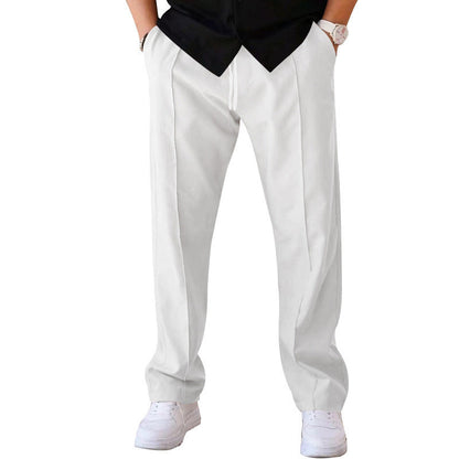 Renato - Pantalon de loisirs coupe large pour homme